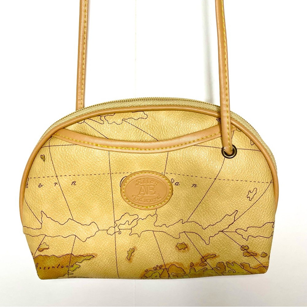 Vintage Antique Map Print Edward Allen Mini Bag
